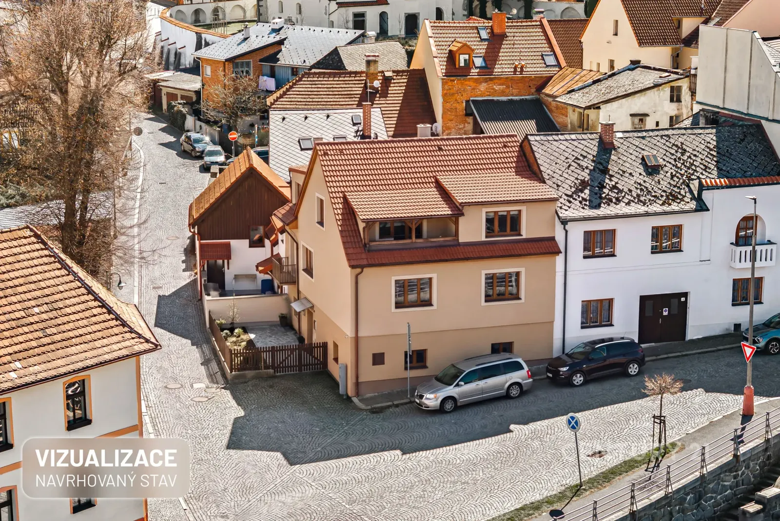 Dům u řeky v centru Sušice