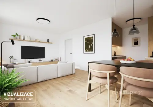 Byt 1+kk, 35 m², Vondroušova, Praha — Řepy — fotografie 2