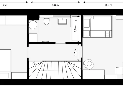 Řadový dům 3+kk, 103 m², Ořešín, Buštěhrad — půdorys 4