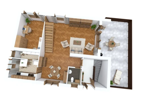 Rodinný dům 6+kk, 321 m², Polepy — půdorys 1