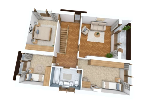 Rodinný dům 6+kk, 321 m², Polepy — půdorys 2