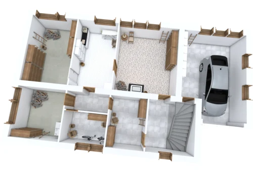 Rodinný dům 6+kk, 321 m², Polepy — půdorys 3