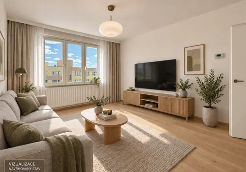 Byt 2+1, 54 m², Zahradnická, Blatná — fotografie 2